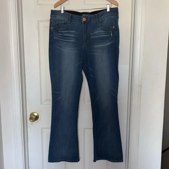 Democracy Ab Solution Wide Leg Jeans - Picture 1 of 4